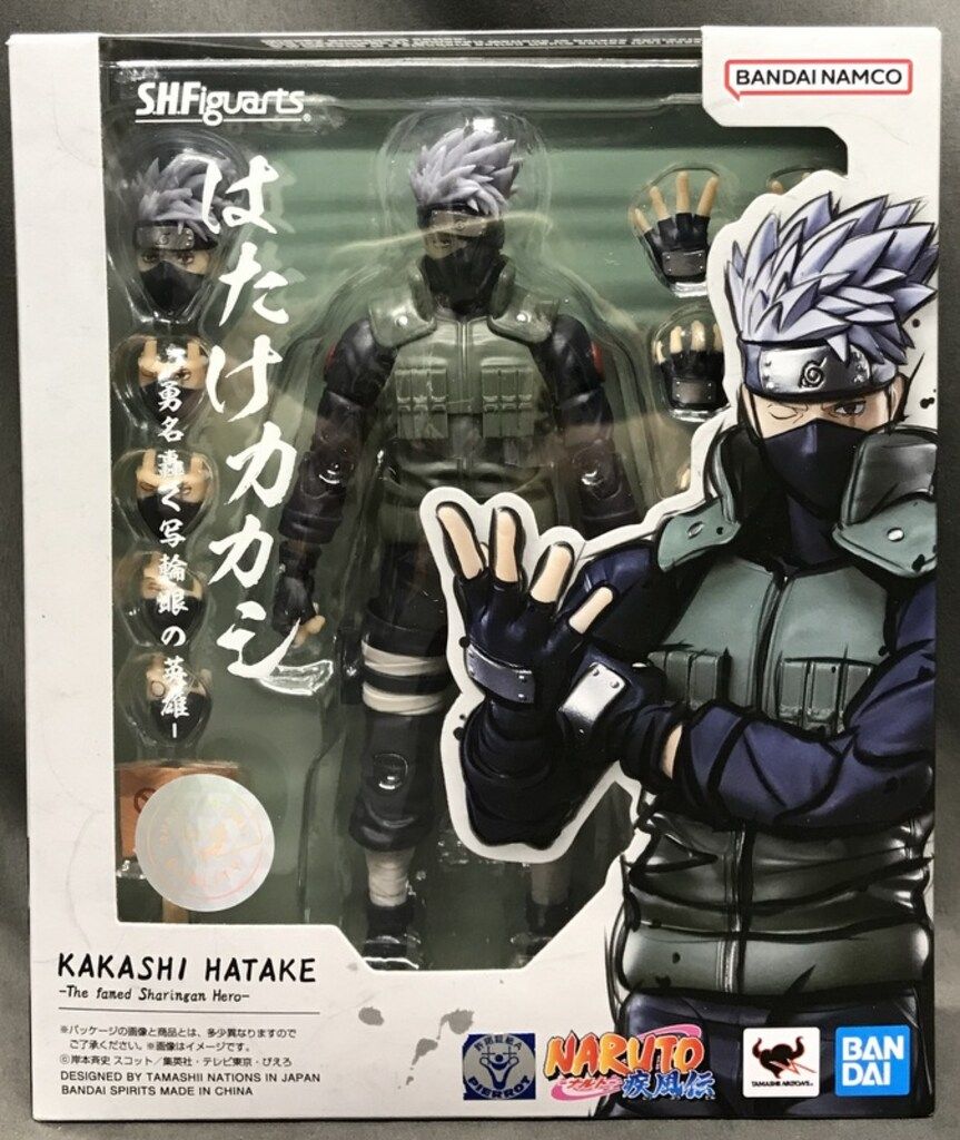 バンダイ S.H.Figuarts NARUTO -ナルト- 疾風伝 はたけカカシ -勇名轟く写輪眼の英雄-
