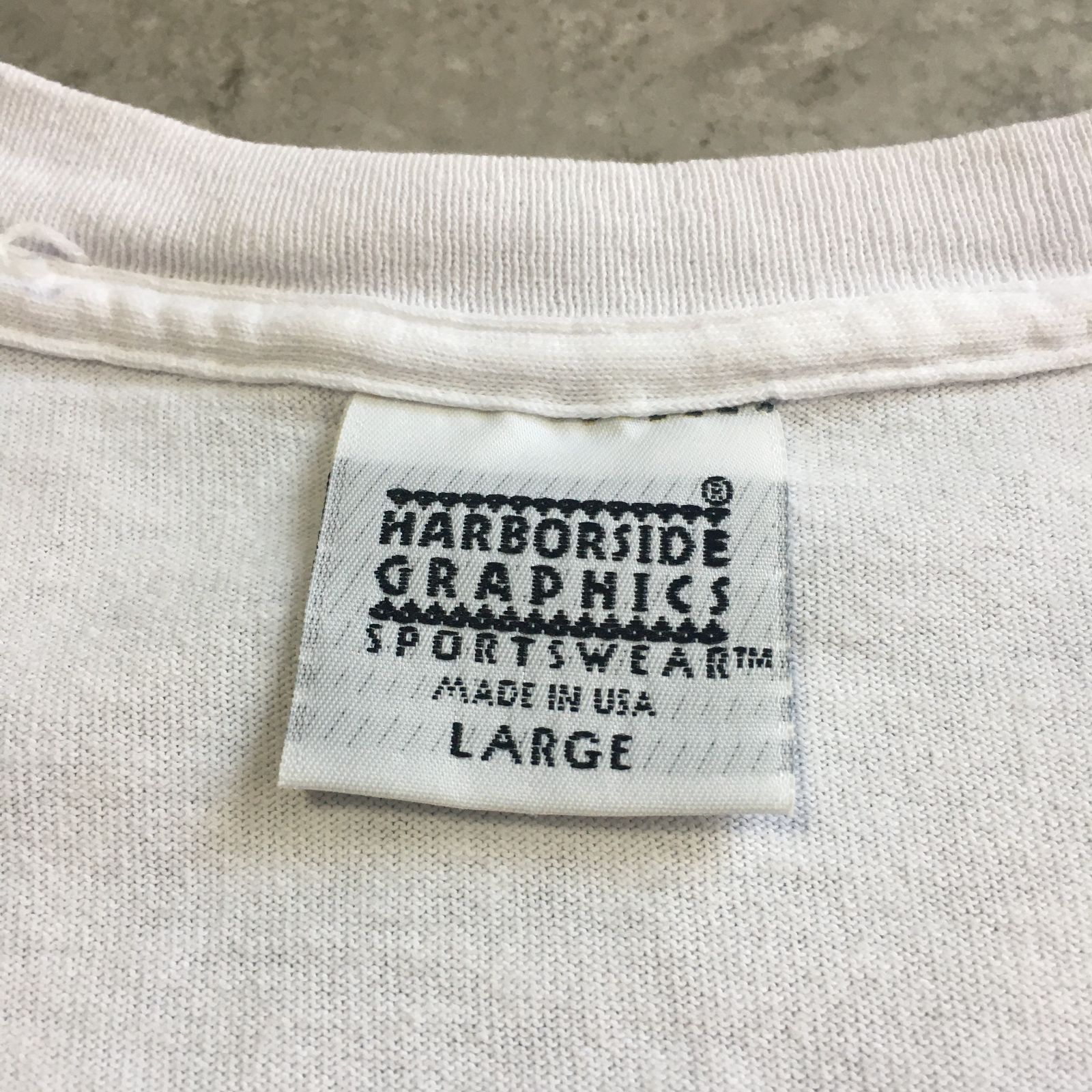 90s USA製 HARBORSIDE GRAPHICS AQUARIUM T-shirt ハーバー