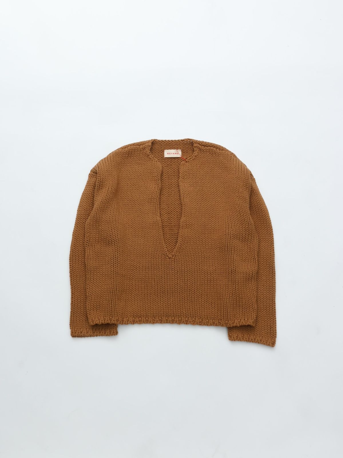 【未使用品】MEYAME LONG SLIT KNIT MEY-2012 LONG SLIT KNIT – MEYAME