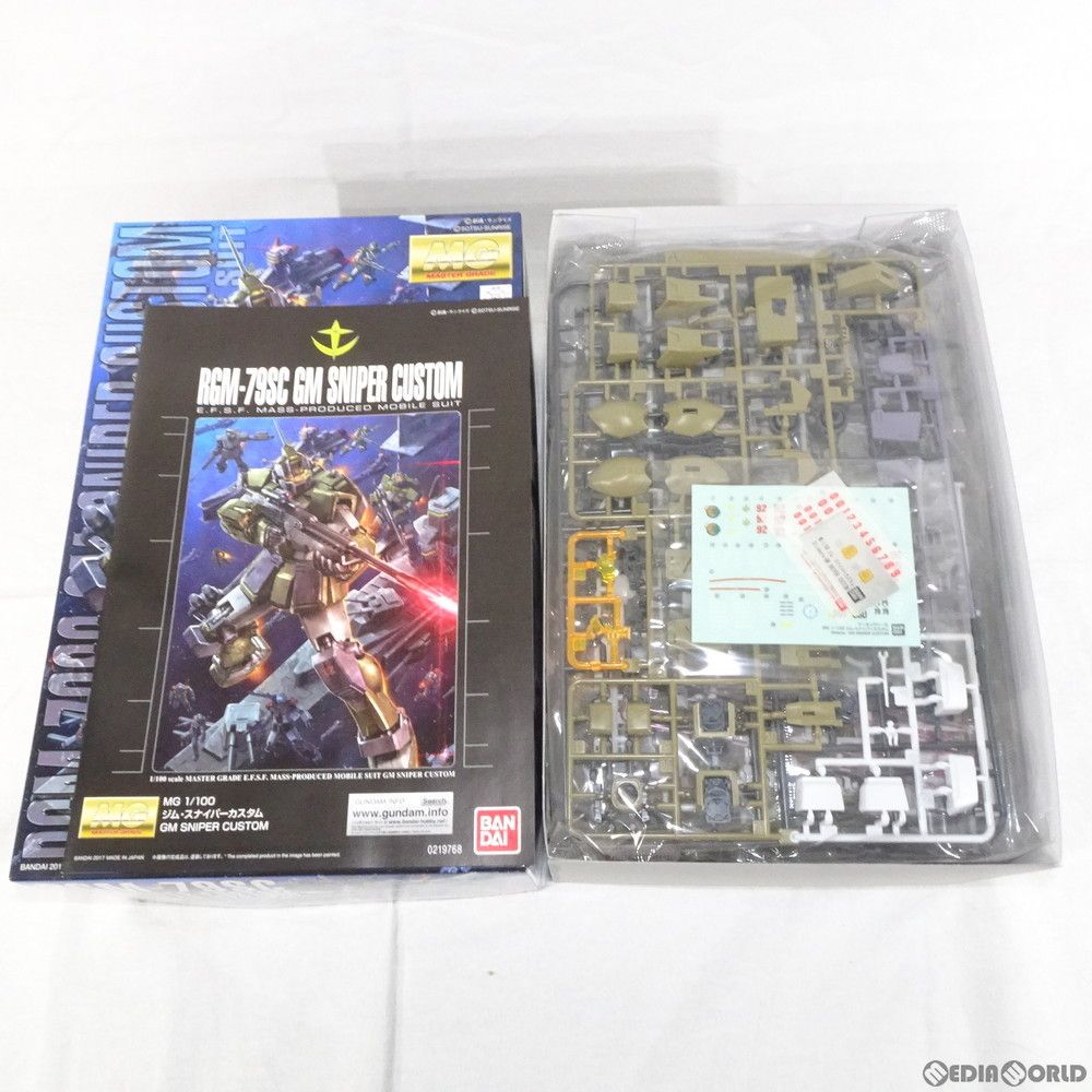 BANDAI - MG 1/100 RGM-79SC ジム・スナイパーカスタム 機動戦士ガンダム MSV プラモデル(0219768) バンダイ MG 1/100 RGM-79SC ジム・スナイパーカスタム 機動戦士ガンダム