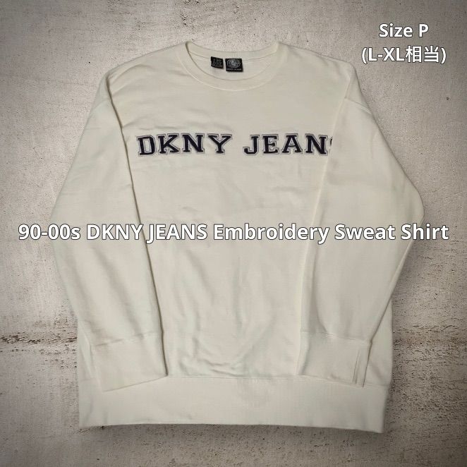 DKNY / NYLON うまう P CREW NECK SWEAT BIG SIZE