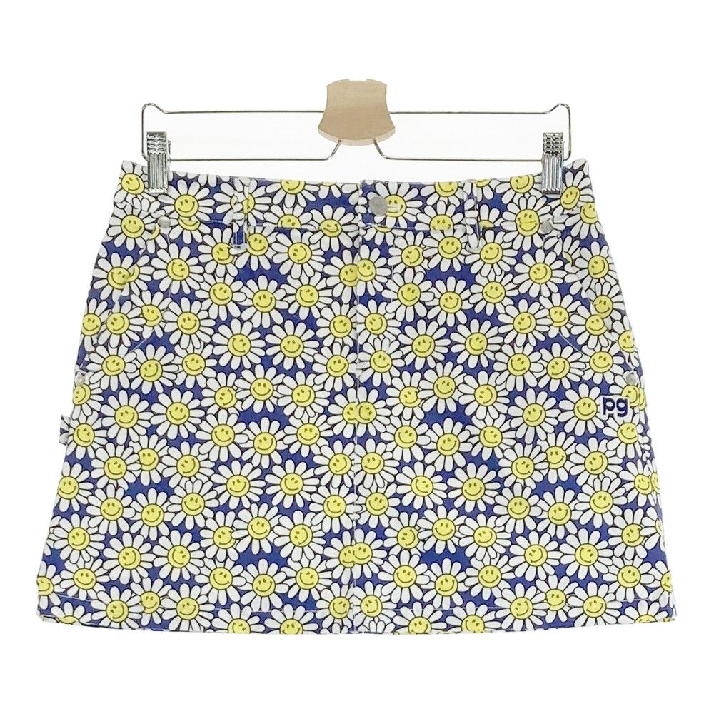 サイズ：2 PEARLY GATES パーリーゲイツ ストレッチスカート フラワー