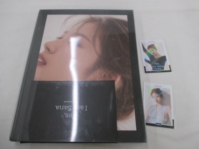 中古品 韓流 TWICE サナ 写真集 Yes I am Sana. 1st Photobook フォトブック トレカ2枚