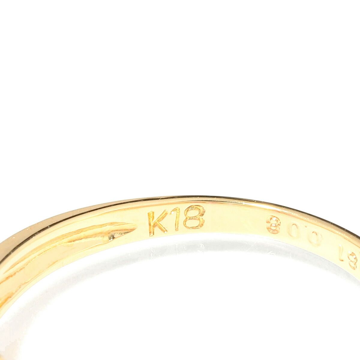 リング 指輪 ルビー 0.81ct ダイヤモンド K18 12号 中古 プレラブド  