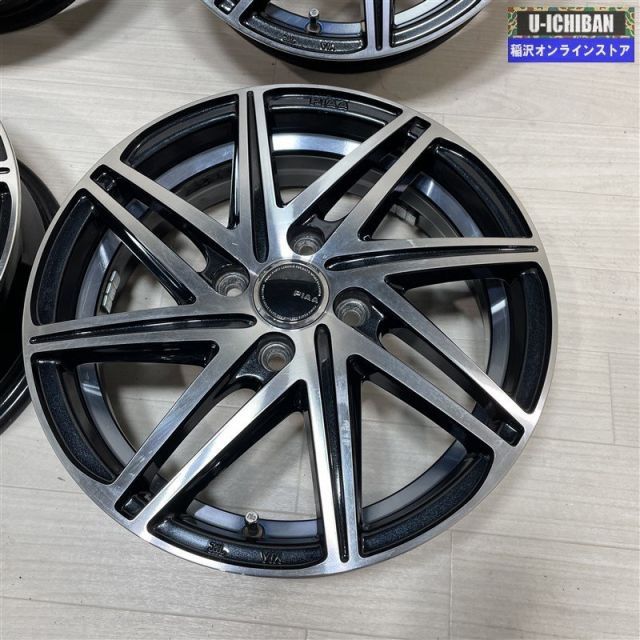 PIAA 15インチ ホイール ブラック/シルバー(4本) PIAA ピア ROCK SPEED ロックスピード KS-8 ホイール 4本 4.5J