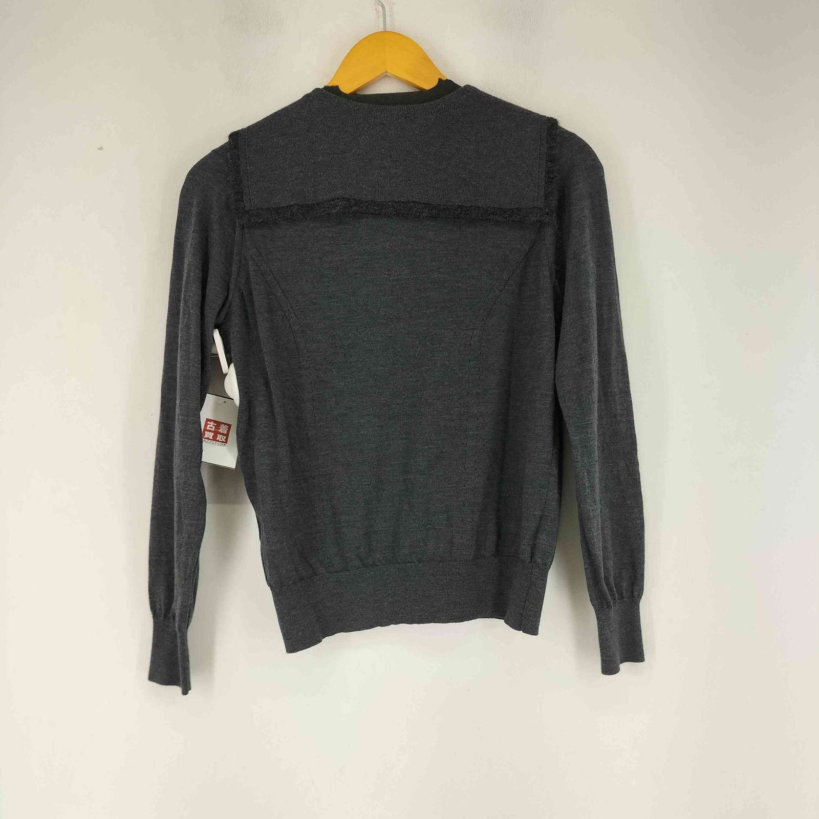 トリココムデギャルソン　長袖トップス　カットソー　ウール混　ニット　セーター　S トリココムデギャルソンtricot COMME des GARCONS ウールドット