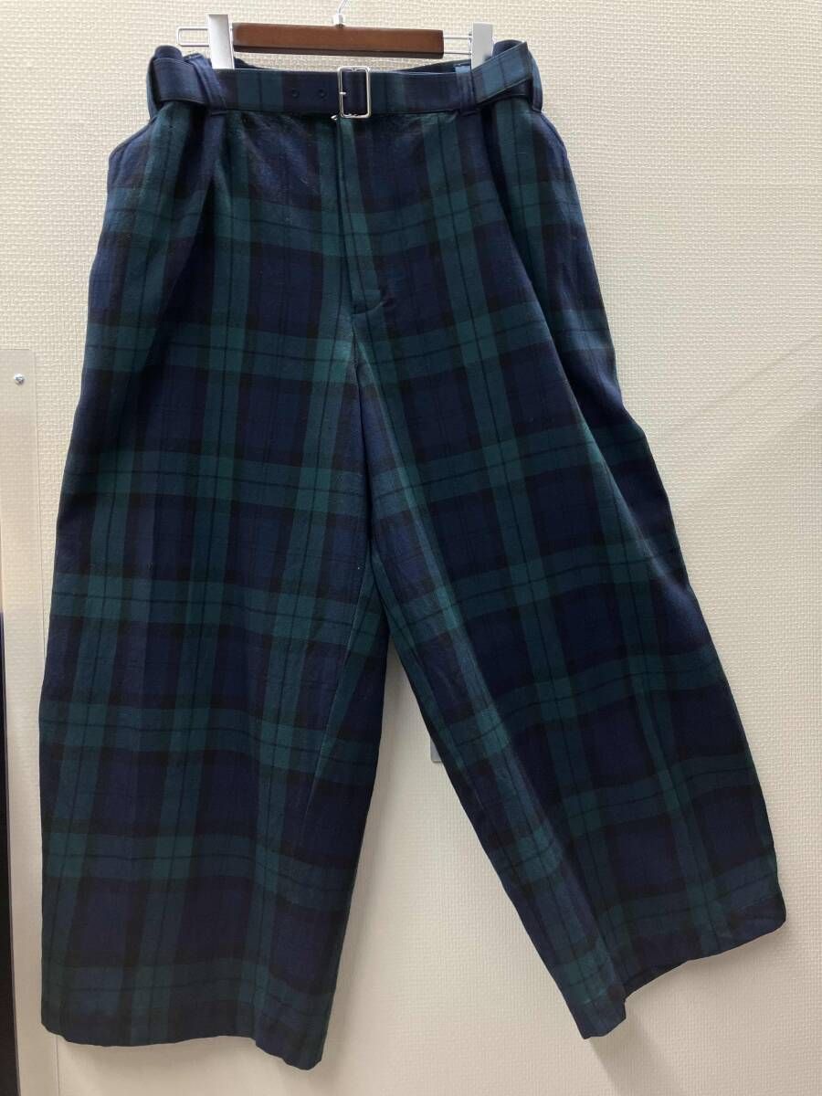 23AW TAO COMME des GARCONS チェックサルエルパンツ COMME des GARCONS サルエルパンツ チェック レディース メンズ