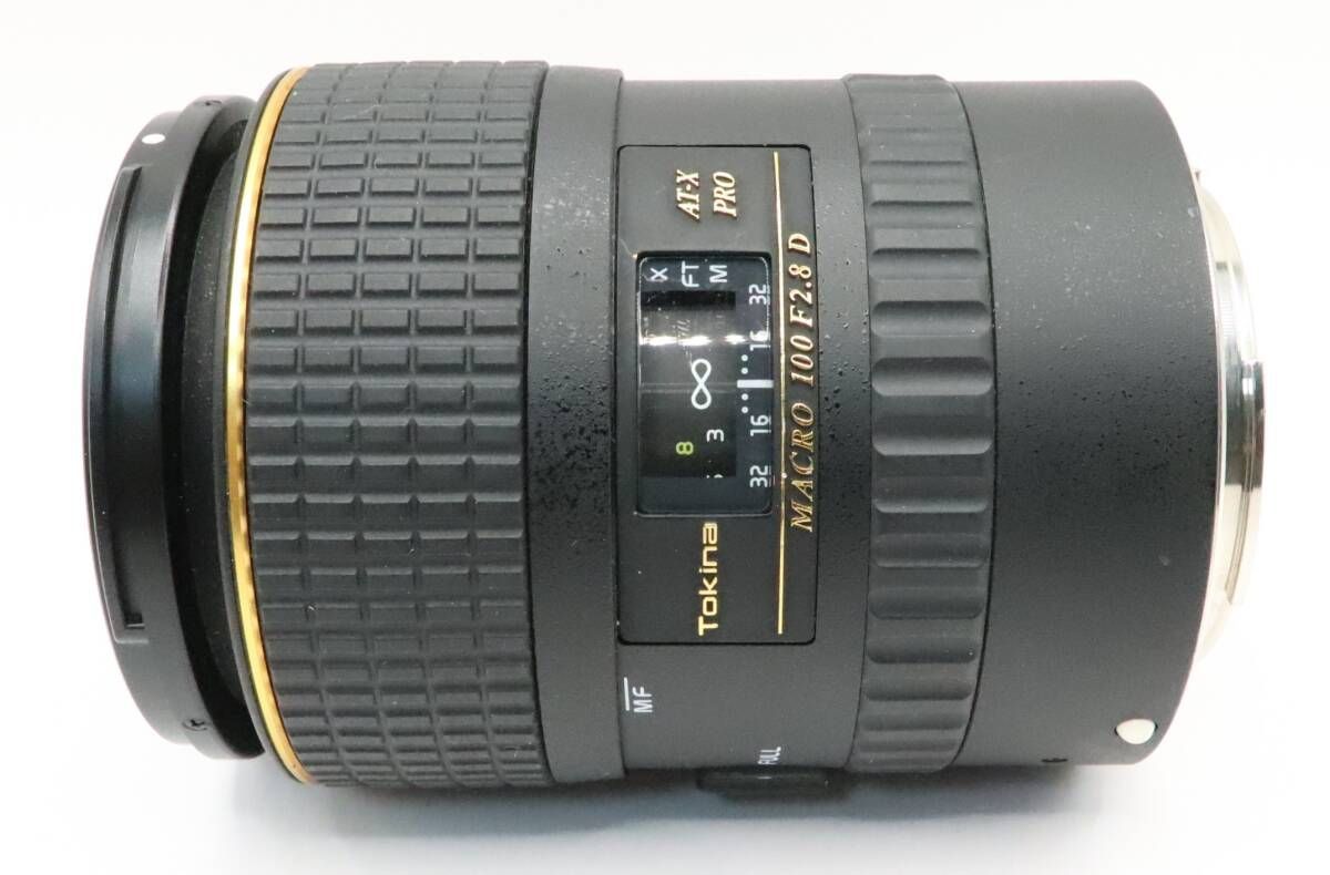 ☆外観極上品☆ トキナー TOKINA AT-X PRO MACRO 100m F2.8 D キャノン