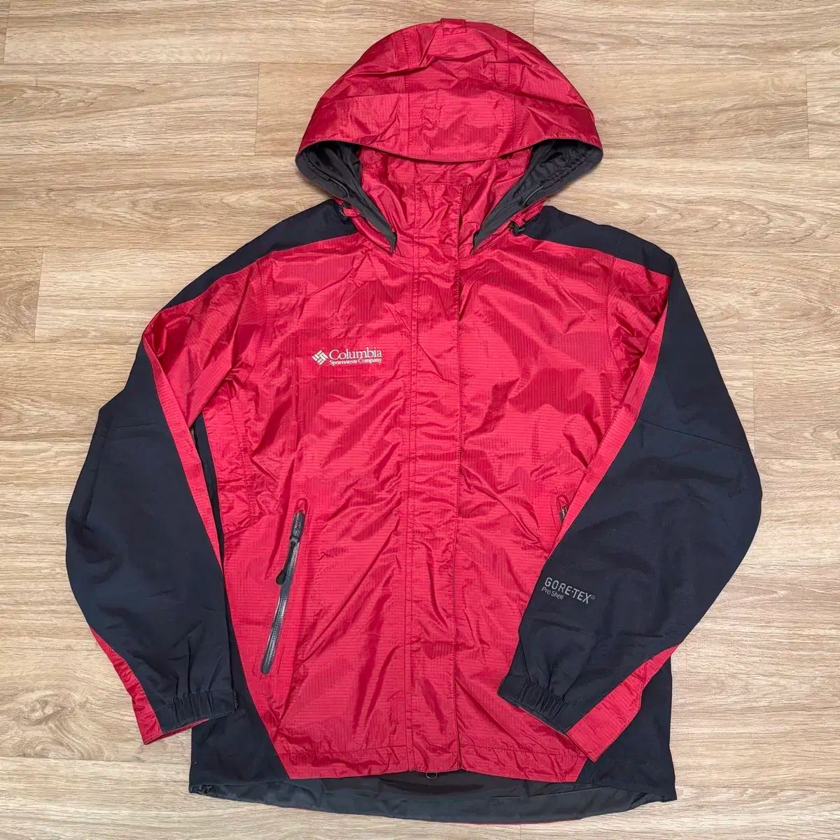 コロンビア GORE-TEX ナイロンジャケット L マウンテンパーカー フード