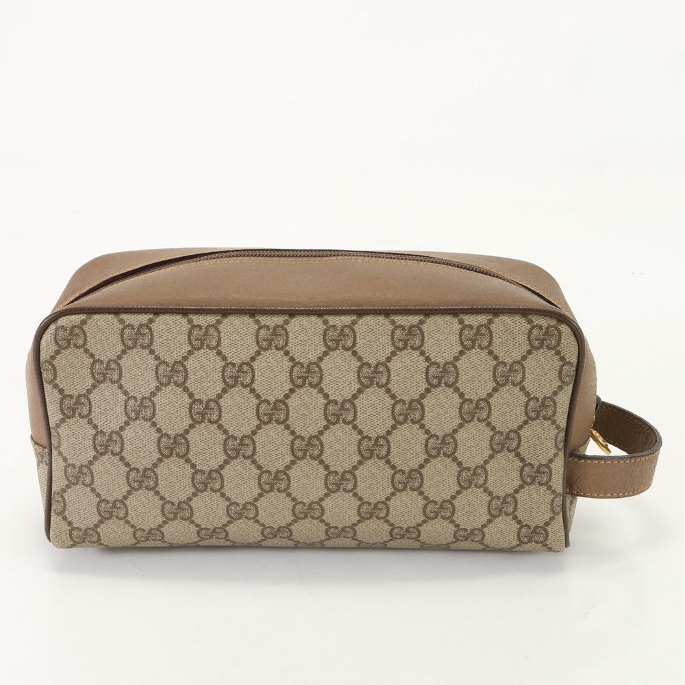 グッチ GGスプリーム 014 58 6087 レザー×コーティングキャンバス  