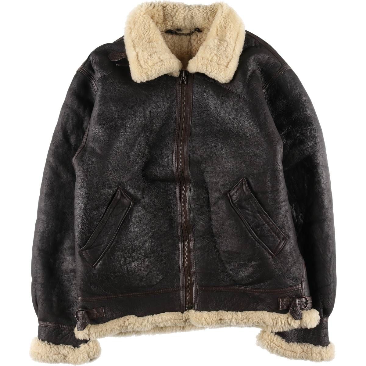 古着 ORIGINAL SHEARLING B-3タイプ ムートンジャケット メンズXL相当/eaa511509