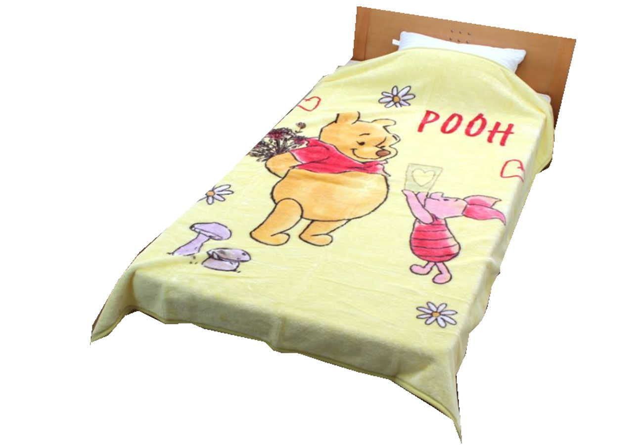 Color:・くまのプー【LOVE POOH】 あったか毛布 くまのプー【LOVE POOH】(シングルサイズ）（Y-123D-PP-PO)