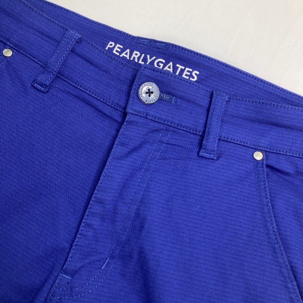 パーリーゲイツ ロングパンツ　4 ネイビー Amazon | [パーリーゲイツ] メンズ ロングパンツ デニット150d