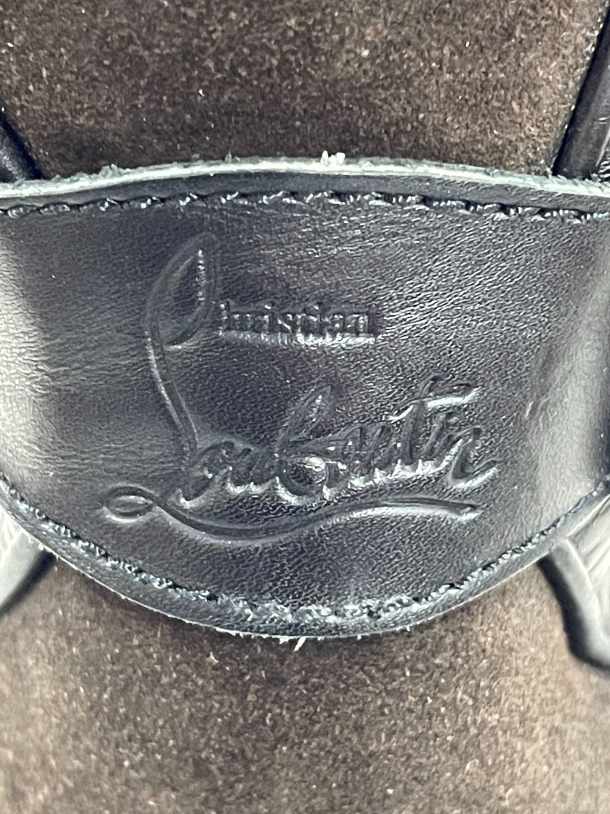 Christian Louboutin Rando Crosta Barbour 10.5 Loo Botta - 85 mm Boots - Veau velours - Cosme - Women  main image 3