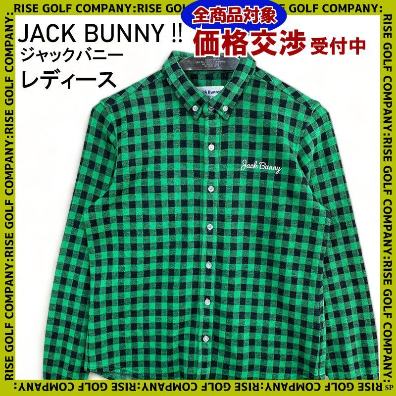 JACK BUNNY ジャックバニー 長袖 チェックシャツ ボタンダウン 