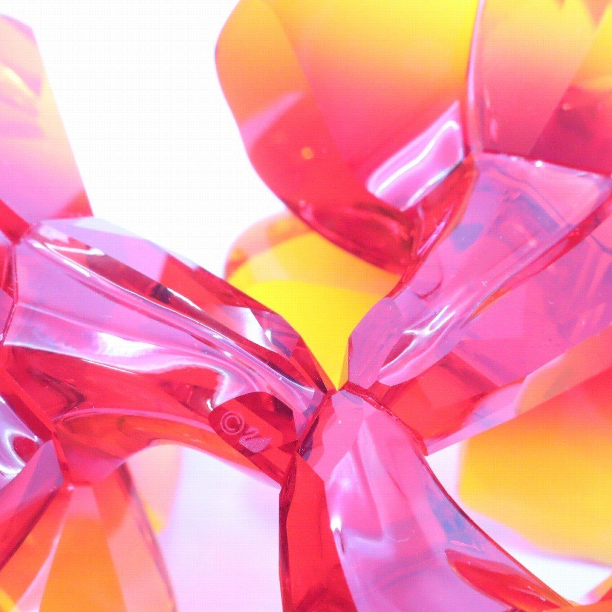 SWAROVSKI スワロフスキー レッドハイビスカス フィギュリン 置き物