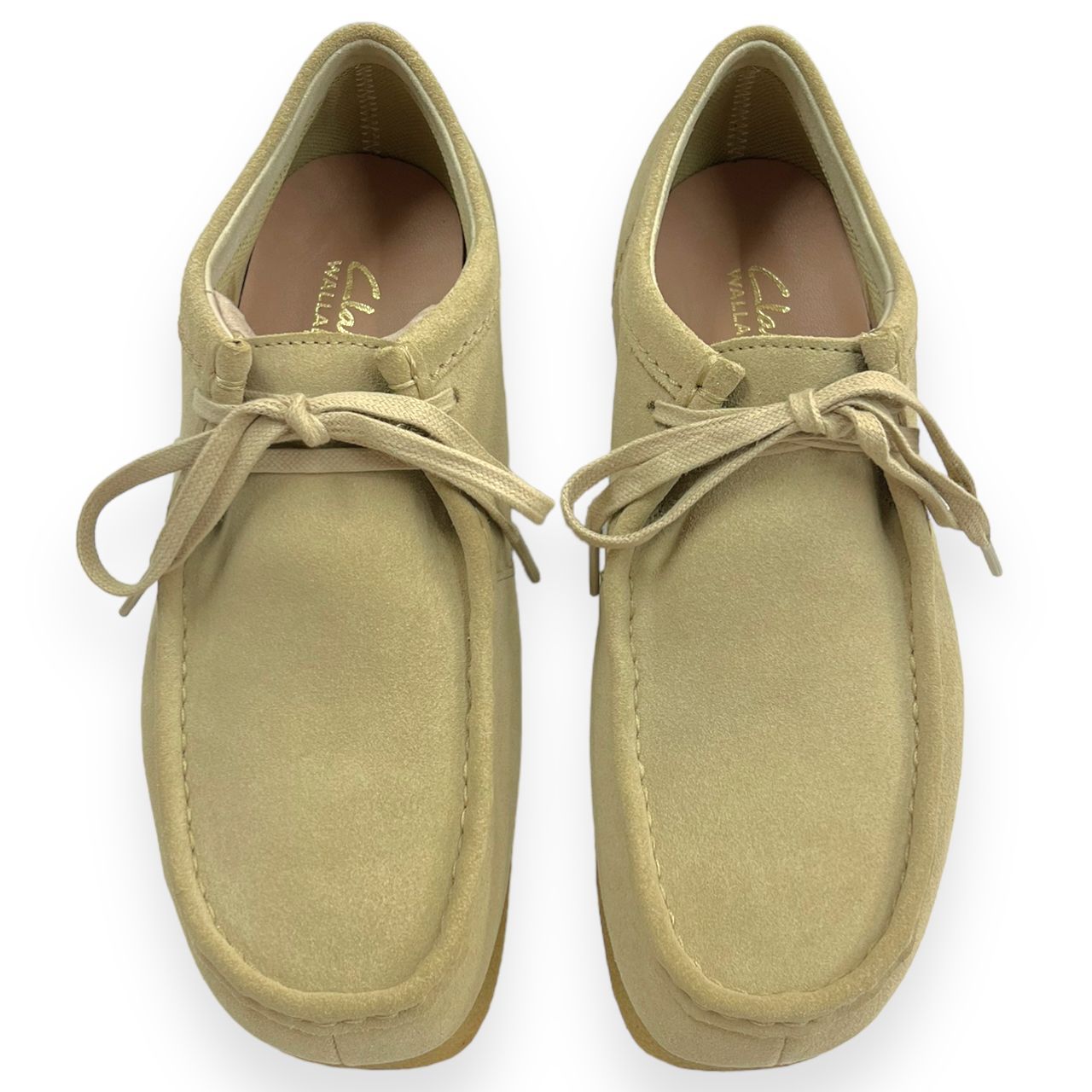 Clarks クラークス WALLABEE EVO WP ベージュ