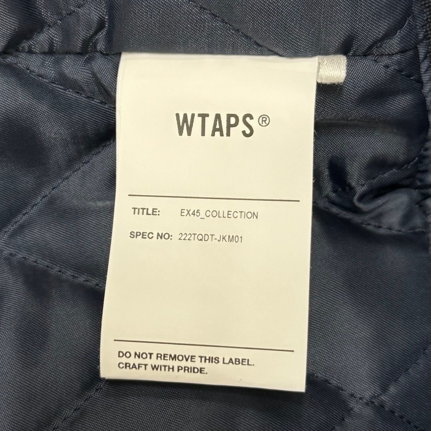 美品 WTAPS 22AW TEAM JACKET NYLON TWILL チーム ジャケット