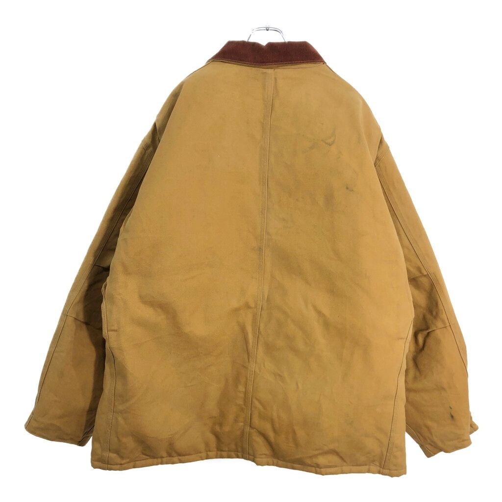 Carhartt カーハート トラディショナルコート ワークジャケット 大きいサイズ ブラウン メンズ 3XL 古着 V6517