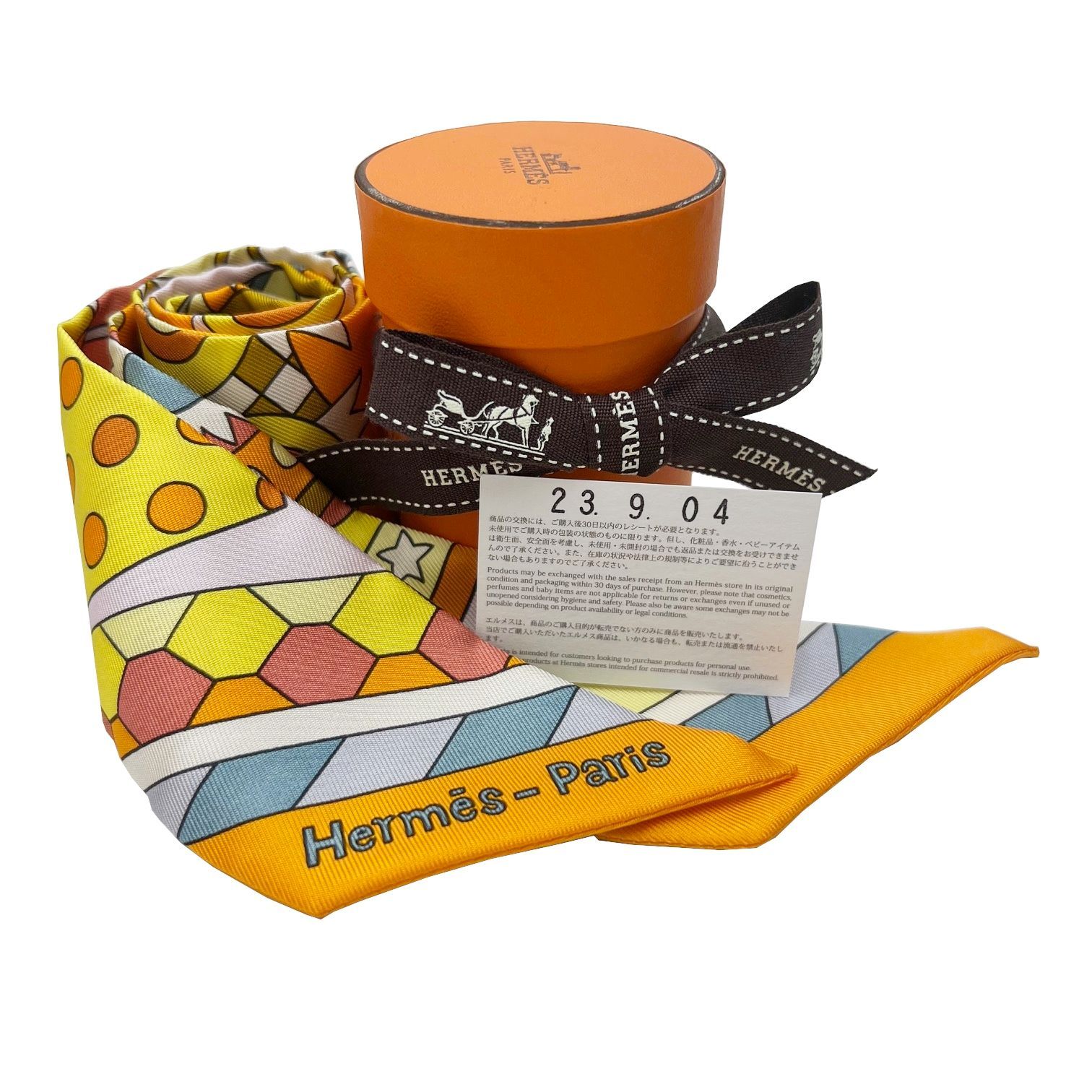 HERMES 【新品未使用】エルメス ツイリー 森のささやき ルージュ