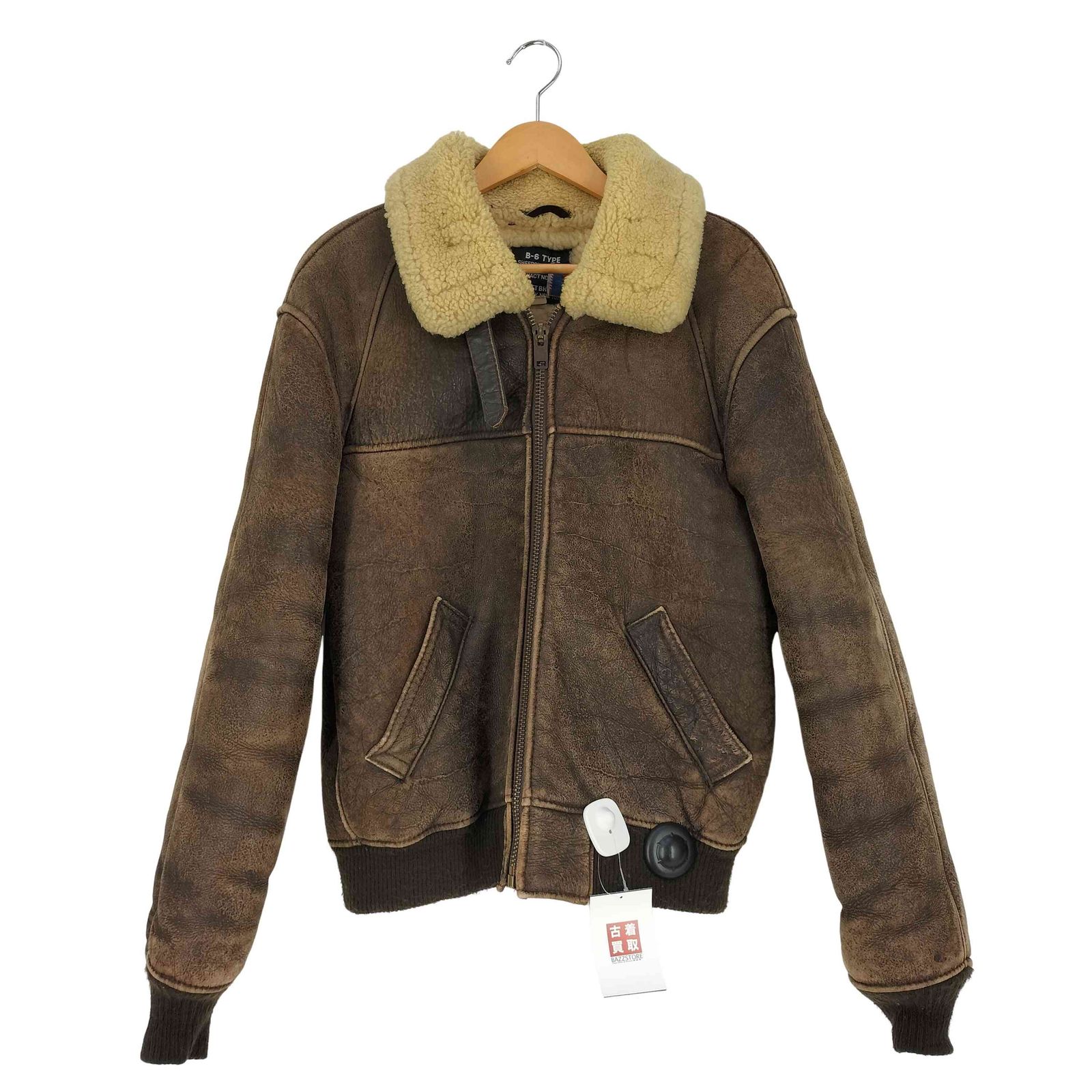 USA製 SCHOTT B-6 シープスキン ムートン フライトジャケット 38 USA製 SCHOTT B-6 シープスキン ムートン フライトジャケット 38