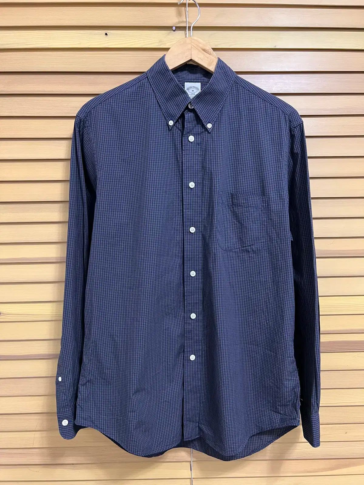 【雷市場（ポンジャン）商品韓国直送】 Brooks Brothers(ブルックス・ブラザーズ) メンズ Zan チェックシャツ 100