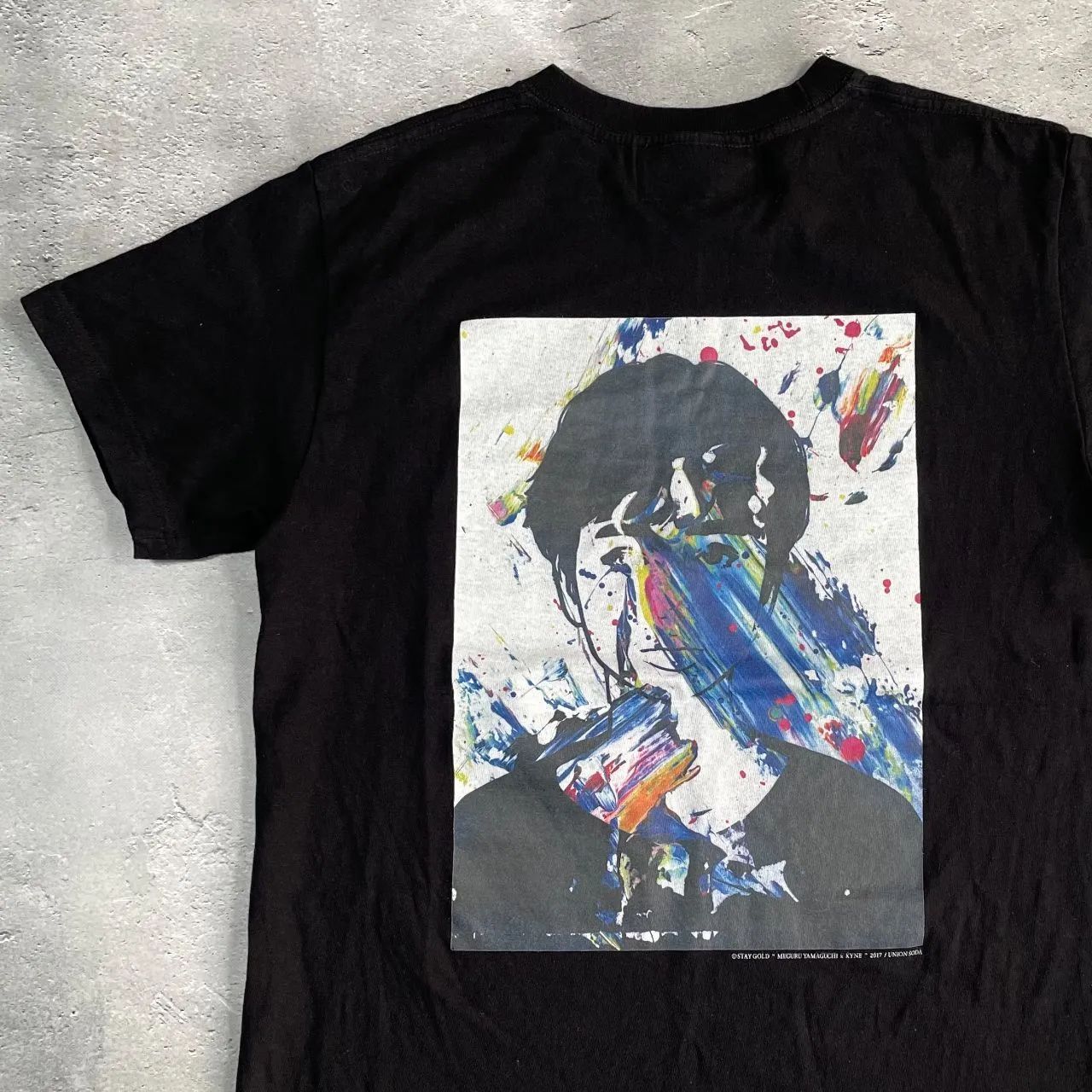 KYNE 山口歴 コラボ Tシャツ UNION SODA 限定品 現代アート - メルカリ KYNE 山口歴 コラボ Tシャツ UNION SODA 限定品 現代アート - メルカリ