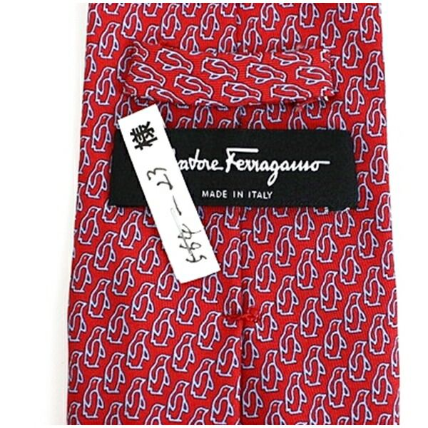 サルバトーレフェラガモ シルク ネクタイ 中古 Aランク Salvatore