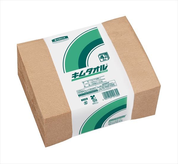 まとめ買い-24点セット 業務用 キムタオル４つ折り 日本製紙クレシア 掃除用品