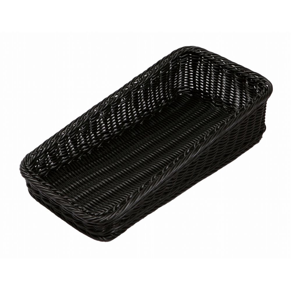 まとめ買い トーダイ 角型ベーカリーバスケット 斜め20型 ブラックBB-K4020-BK ×3