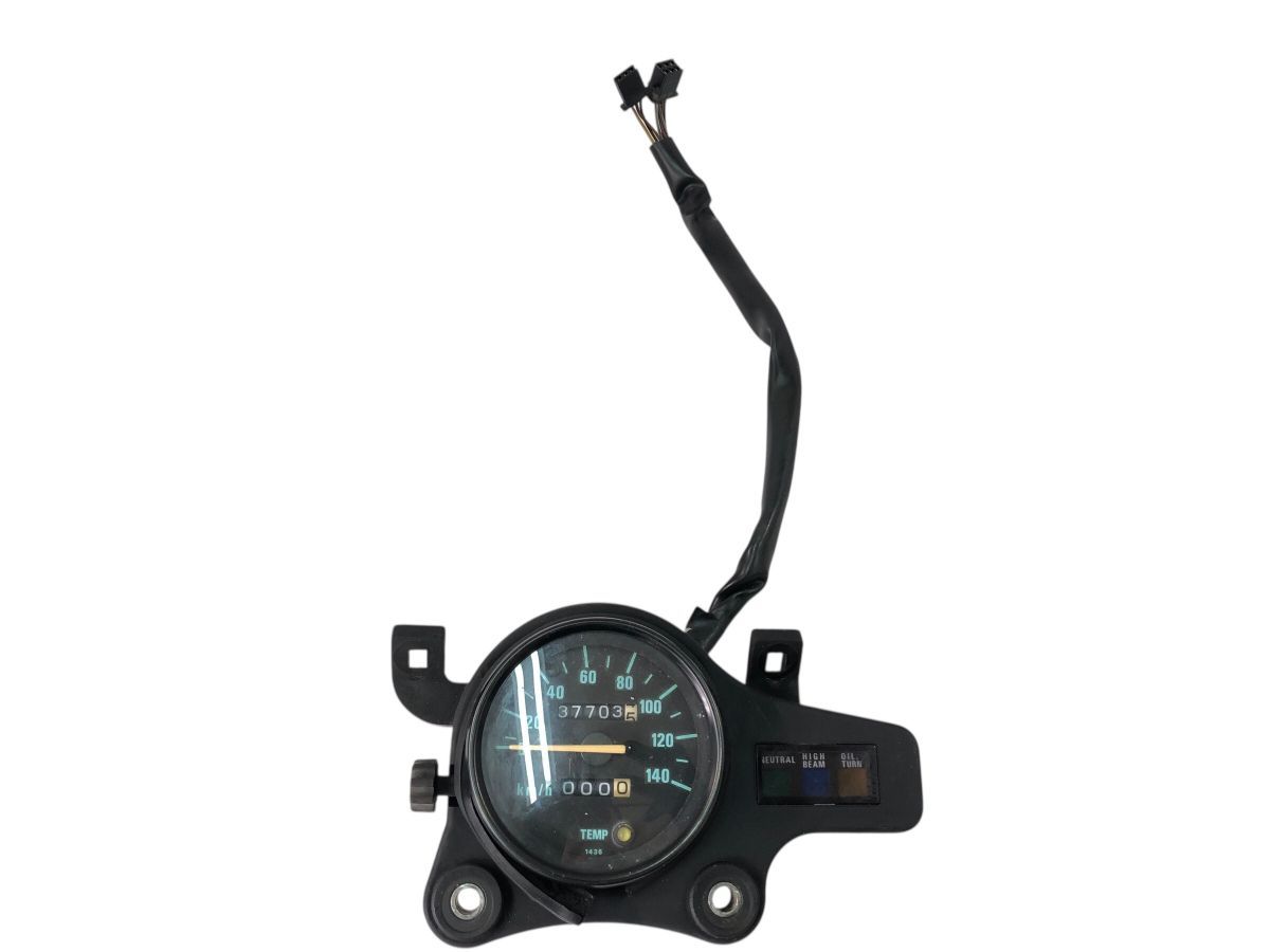 Kawasaki KDX125SR DX125A スピードメーター 針可動 済み オド37703ｋｍ インジケーター 2778-M6738