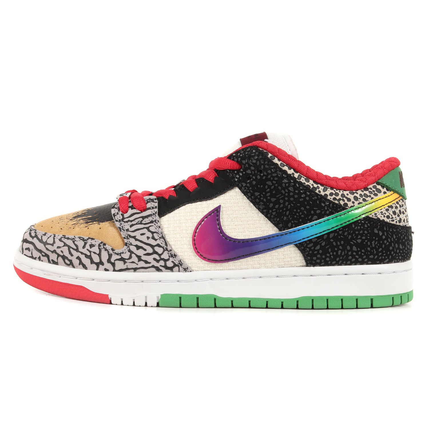 美品 NIKE ナイキ サイズ:26.0cm DUNK SB LOW PRO QS WHAT THE P-ROD (CZ2239-600) 2021年 ダンク エスビー ロー ホワッツ ザ ピーロッド スポーツレッド ブラック US8 ローカット スニーカー