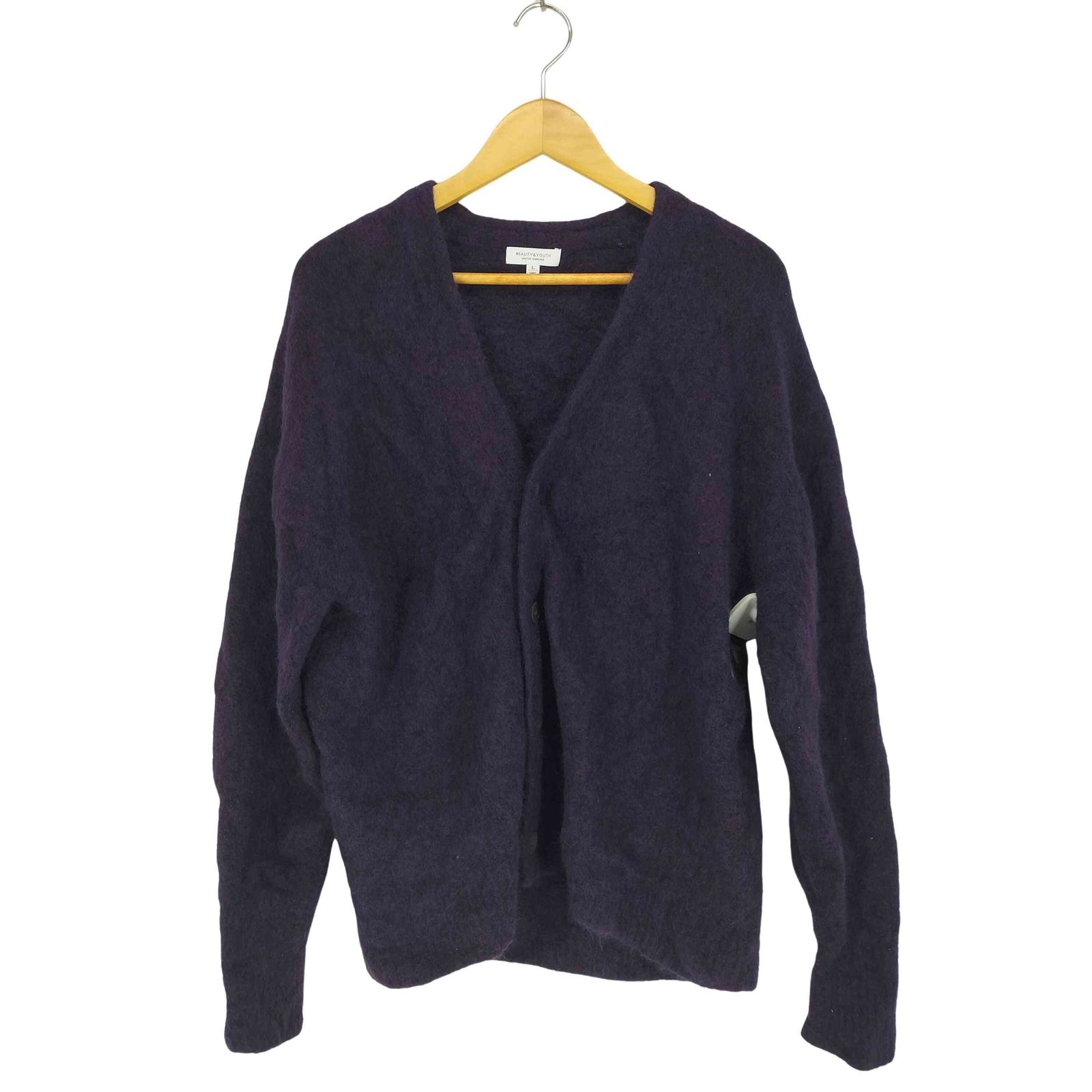 ビューティーアンドユースユナイテッドアローズ BEAUTY ＆ YOUTH UNITED ARROWS シャギー モヘヤ カーディガン メンズ JPN：L 