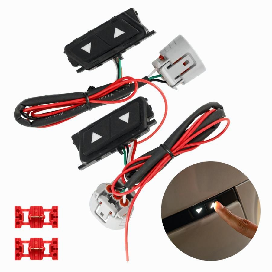 送料無料 リアゲートスイッチ 増設 LED 2p 当社オリジナル商品 ノア ヴォクシー 90系 バックドア ドレスアップ トヨタ シェアスタイル パーツ