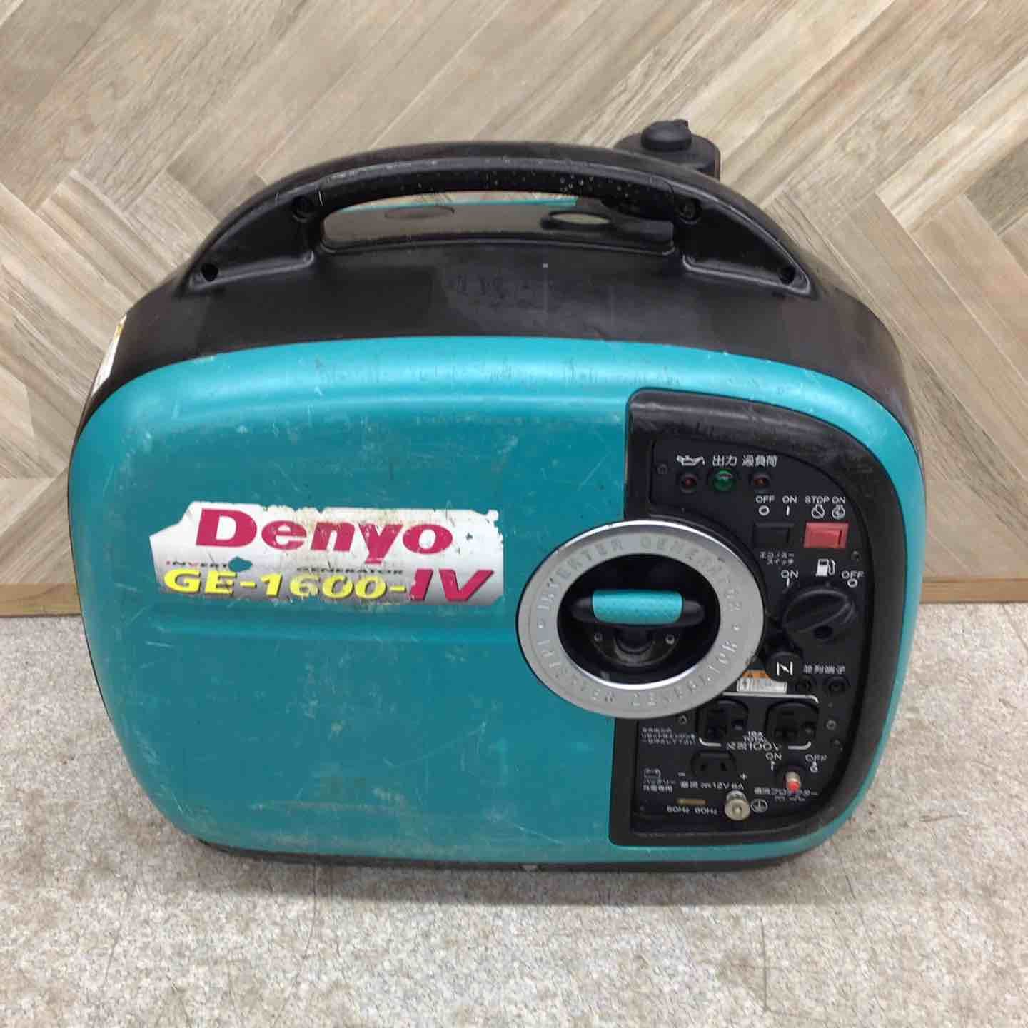 ★デンヨー(Denyo) 発電機 GE-1600SS-IV【八潮店】 GE-1600SS-IV デンヨー 発電機 ガソリン発電機 バイク デンヨー株式