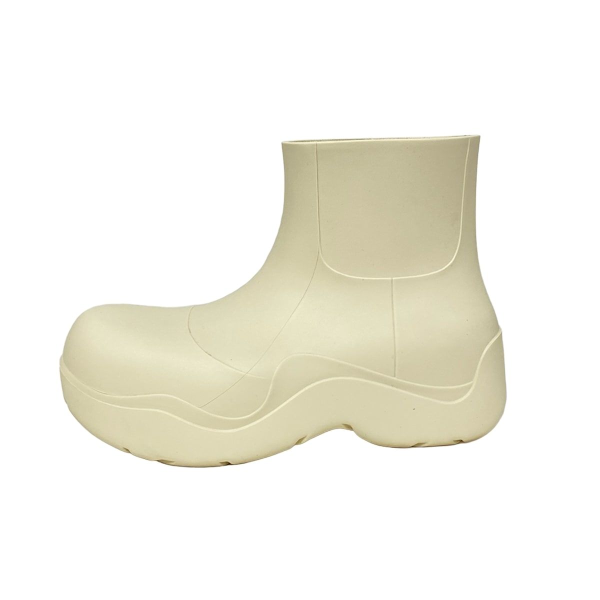 BOTTEGA VENETA ボッテガヴェネタ ショートブーツ 38 レディース - アイボリー インソール取外し可