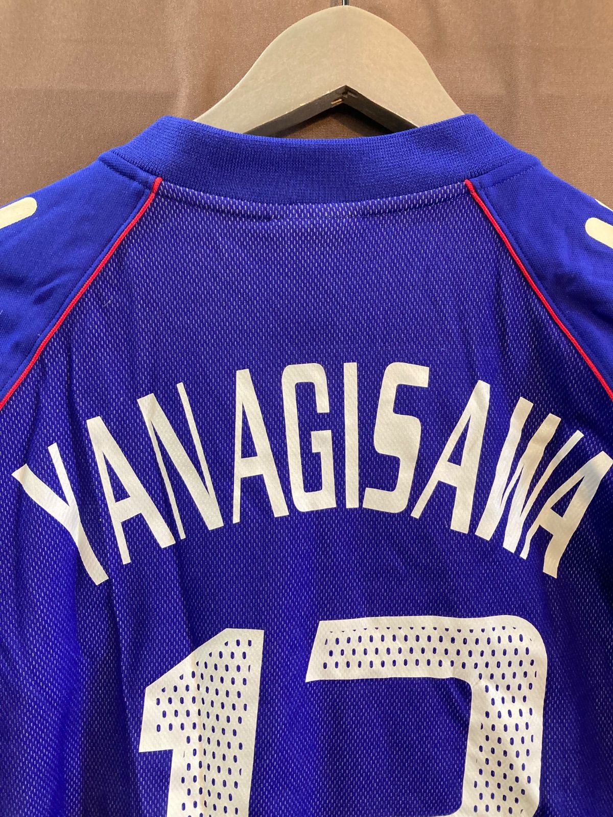 日本代表 柳沢敦 #13 オーセンティック 長袖ユニフォーム 06/07 ホーム 日本代表 柳沢敦 #13 ユニフォーム 06/07 ホームモデル Sサイズ