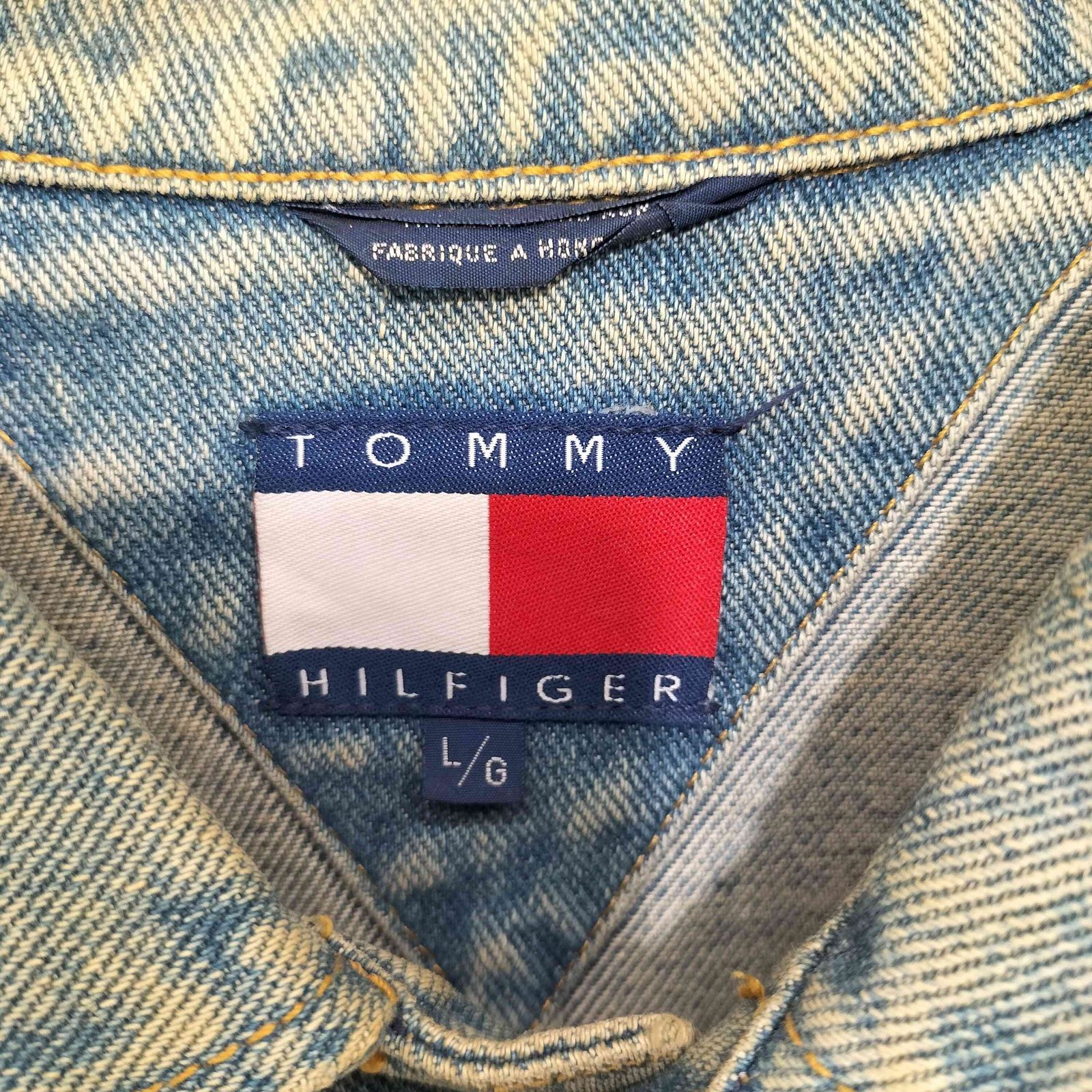 トミーヒルフィガー TOMMY HILFIGER 90-00s フラッグ刺繍 デニム