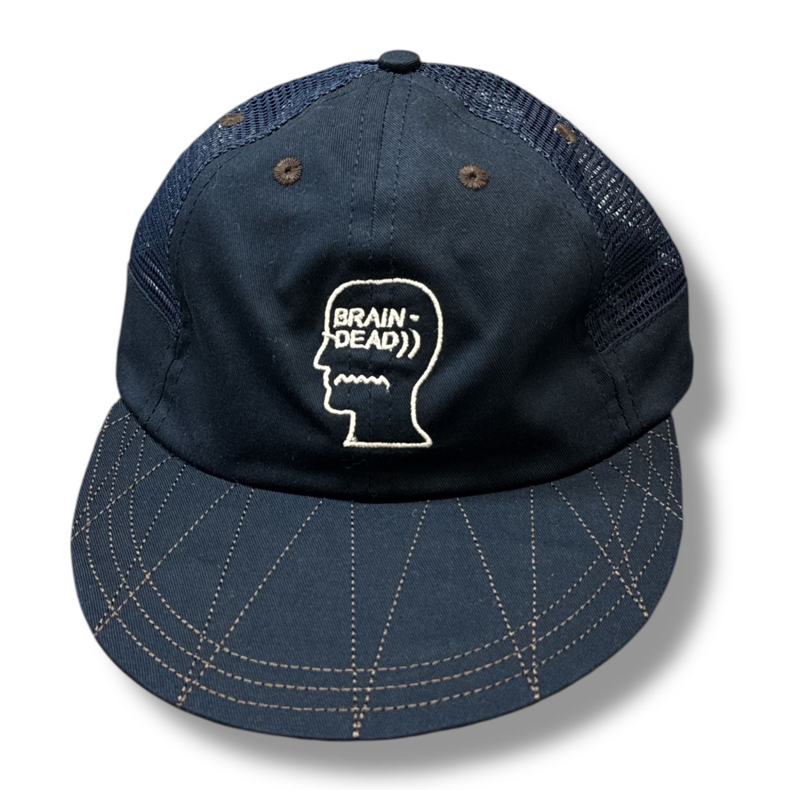 【美品】BRAINDEAD IMA:ZINE キャップ BRAINDEAD × IMA:ZINE / IMA:ZINE LOGO HEAD 6 PANEL HAT - IMA