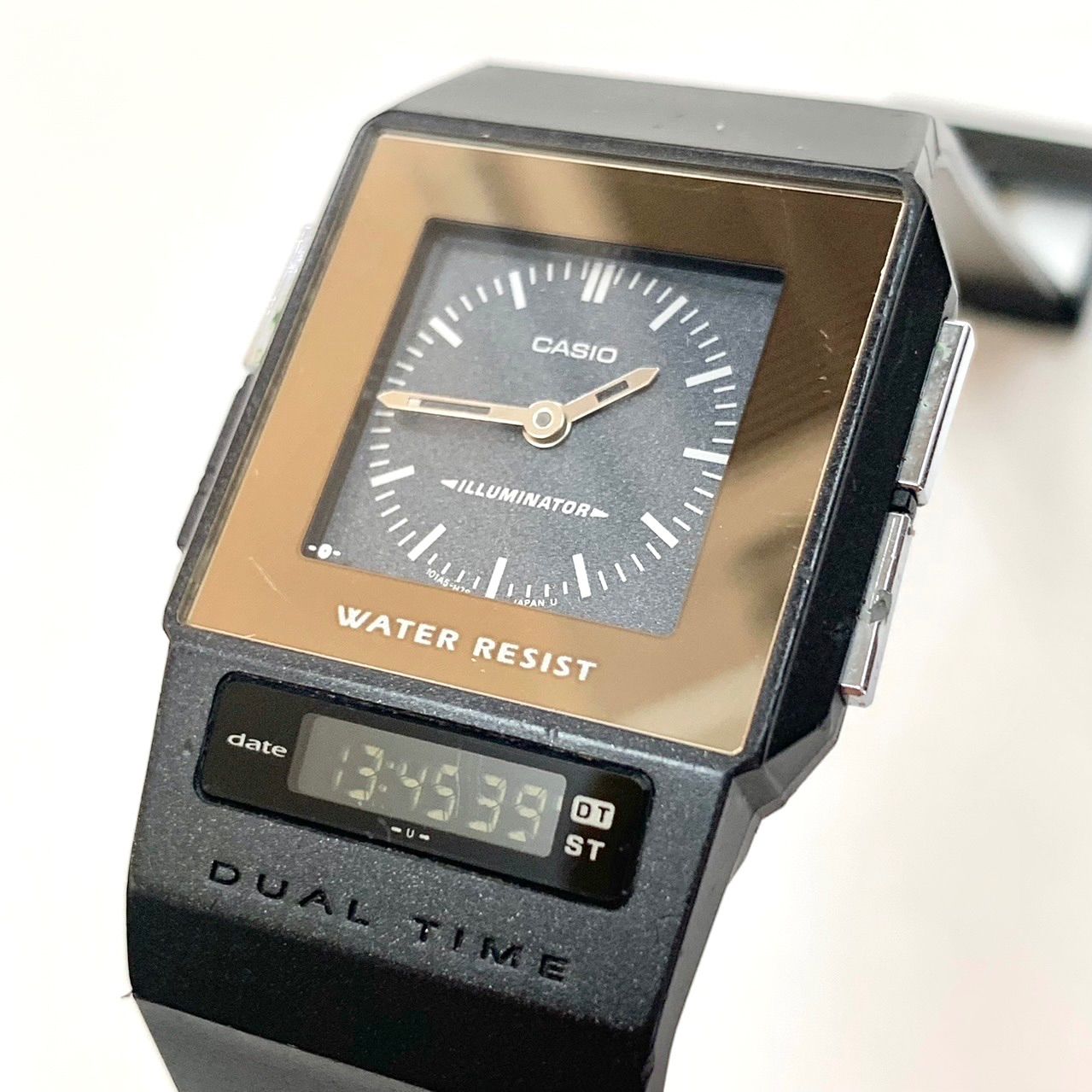 超希少品⭐️90sヴィンテージ】 CASIO FILM WATCH PELA CASIO カシオ FS-01 ペラ DUAL TIME  アナデジ/デジアナ ライト点灯 貴重な稼働品 （AYA） - メルカリ