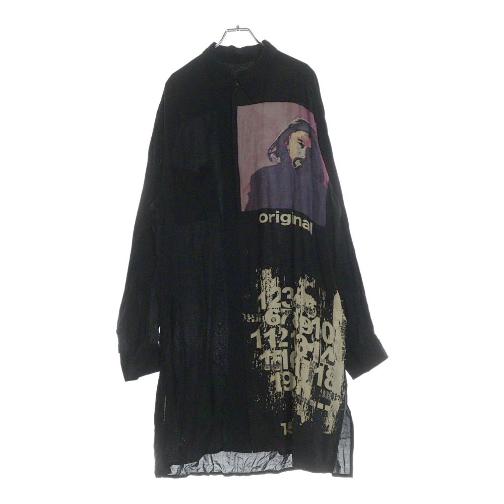 Yohji Yamamoto ブラックスキャンダル　シャツ　ヨウジヤマモト BLACK Scandal Yohji Yamamoto x Peace and After Collaboration