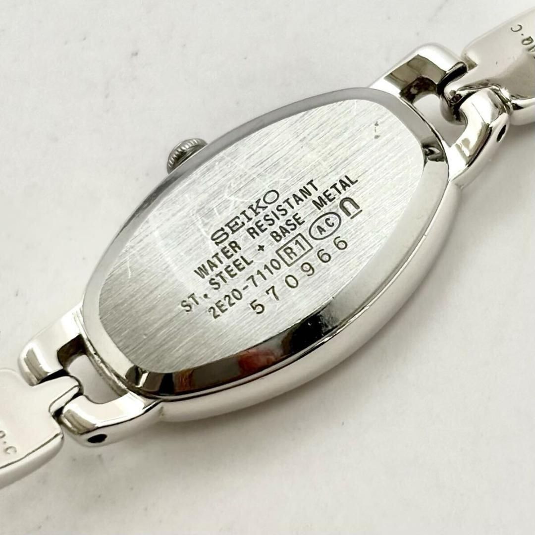 新品電池】 SEIKO TISSE オーバル レディース 腕時計 シルバー - メルカリ