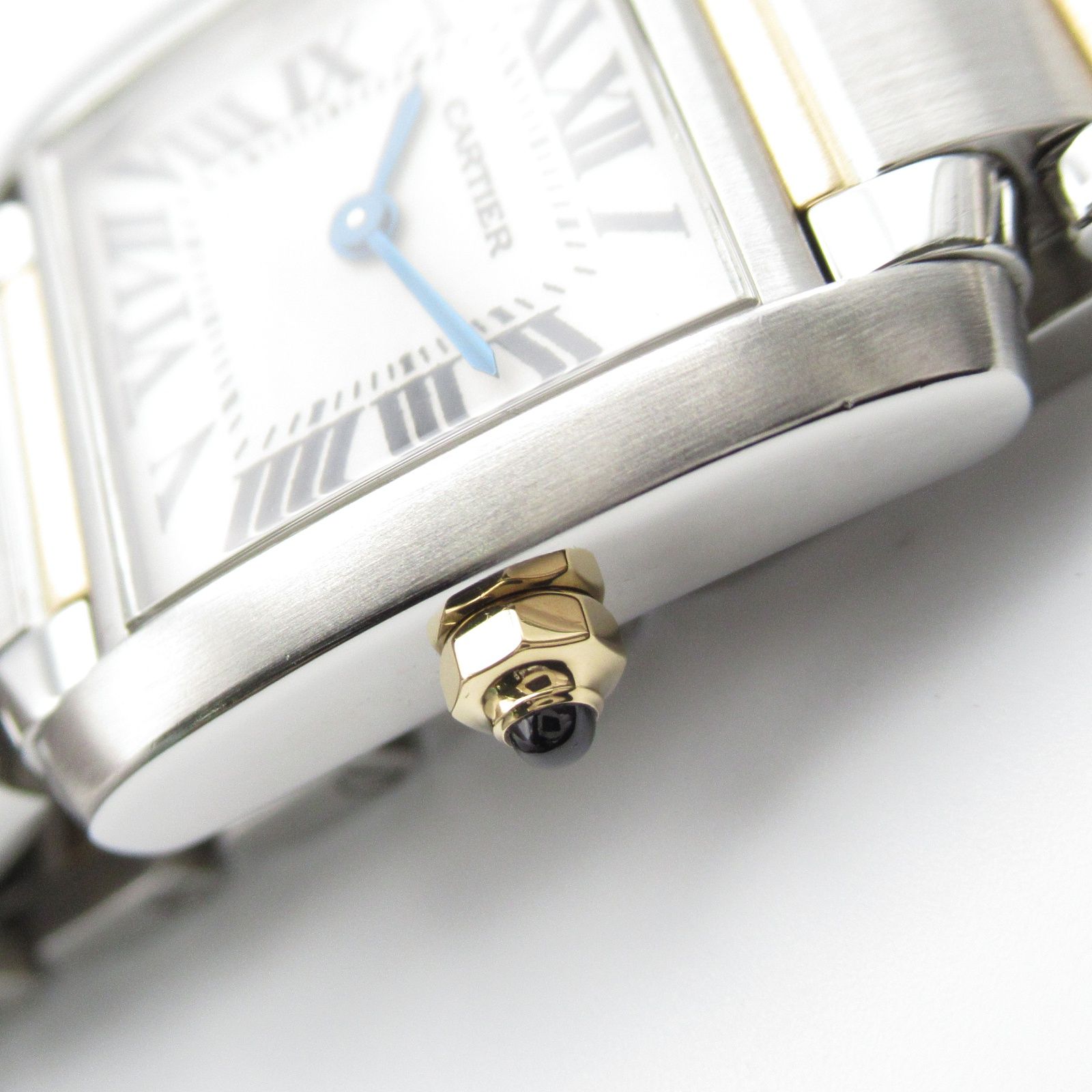 カルティエ CARTIER 腕時計 タンクフランセーズ SM シルバー K18