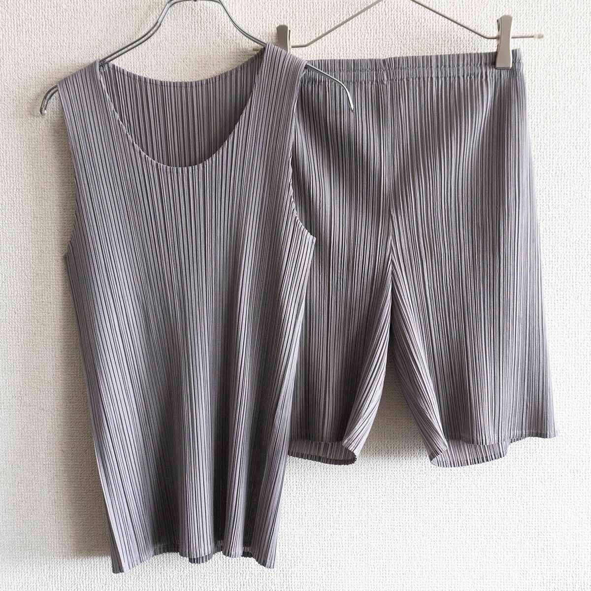 PLEATS PLEASE プリーツ セットアップ トップス パンツ プリーツプリーズ ISSEY MIYAKE 25040950