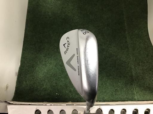 キャロウェイ MACK DADDY FORGED ミルキークロム 50°|10° ウェッジ WG Dynamic G フレックスS メンズ 男性用 右利き 右用 Cランク ゴルフクラブ