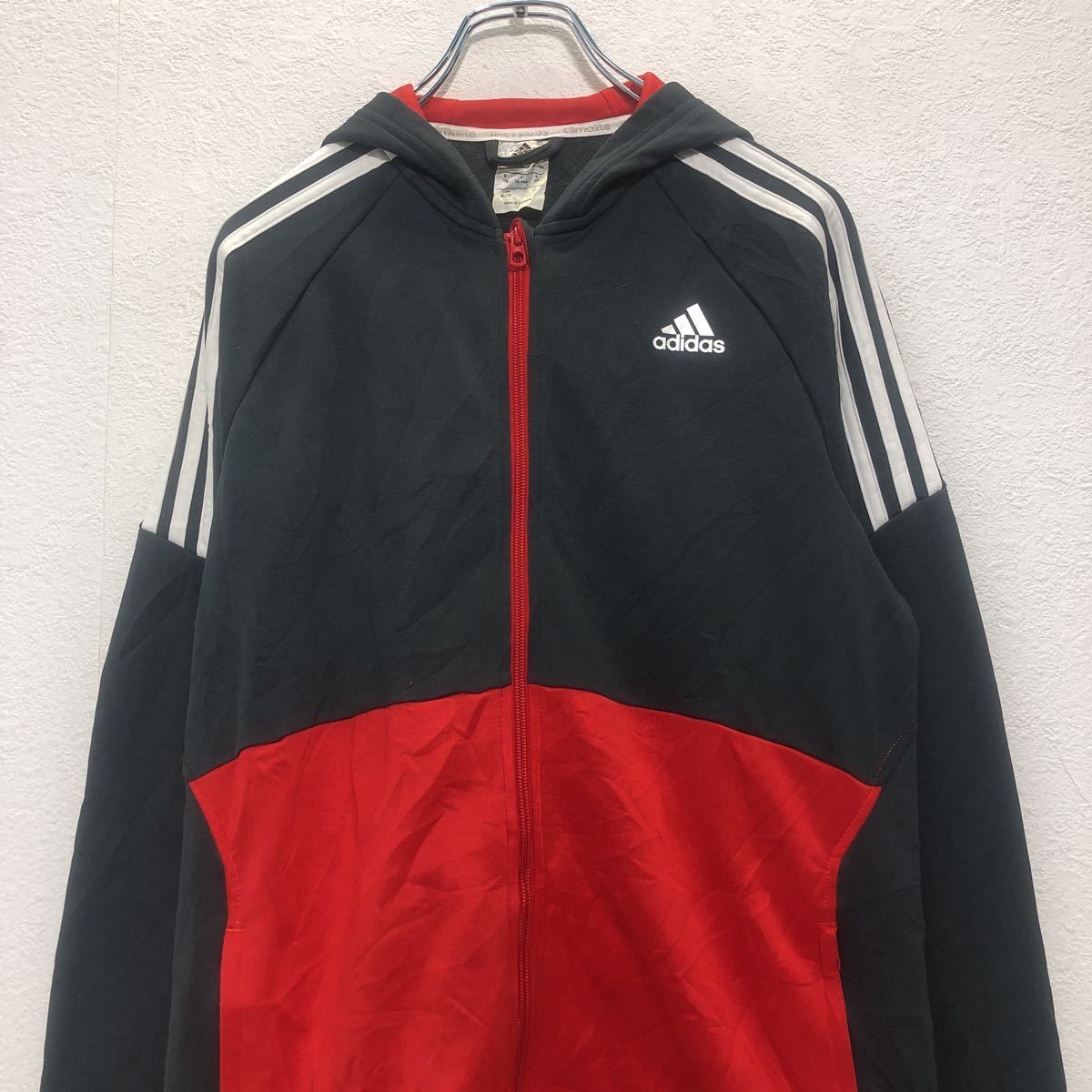 adidas ジップアップジャージ XL ブラック/ホワイト ファッション通販 ファッション adidas ジップアップジャージ XL