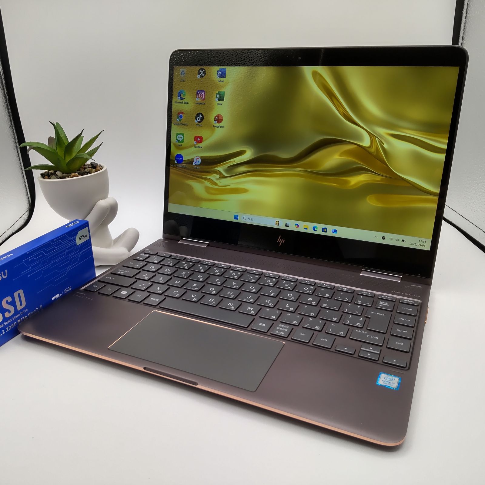 最高性能・極上の一品】HP・Spectre X360☆アッシュブラック☆7世代