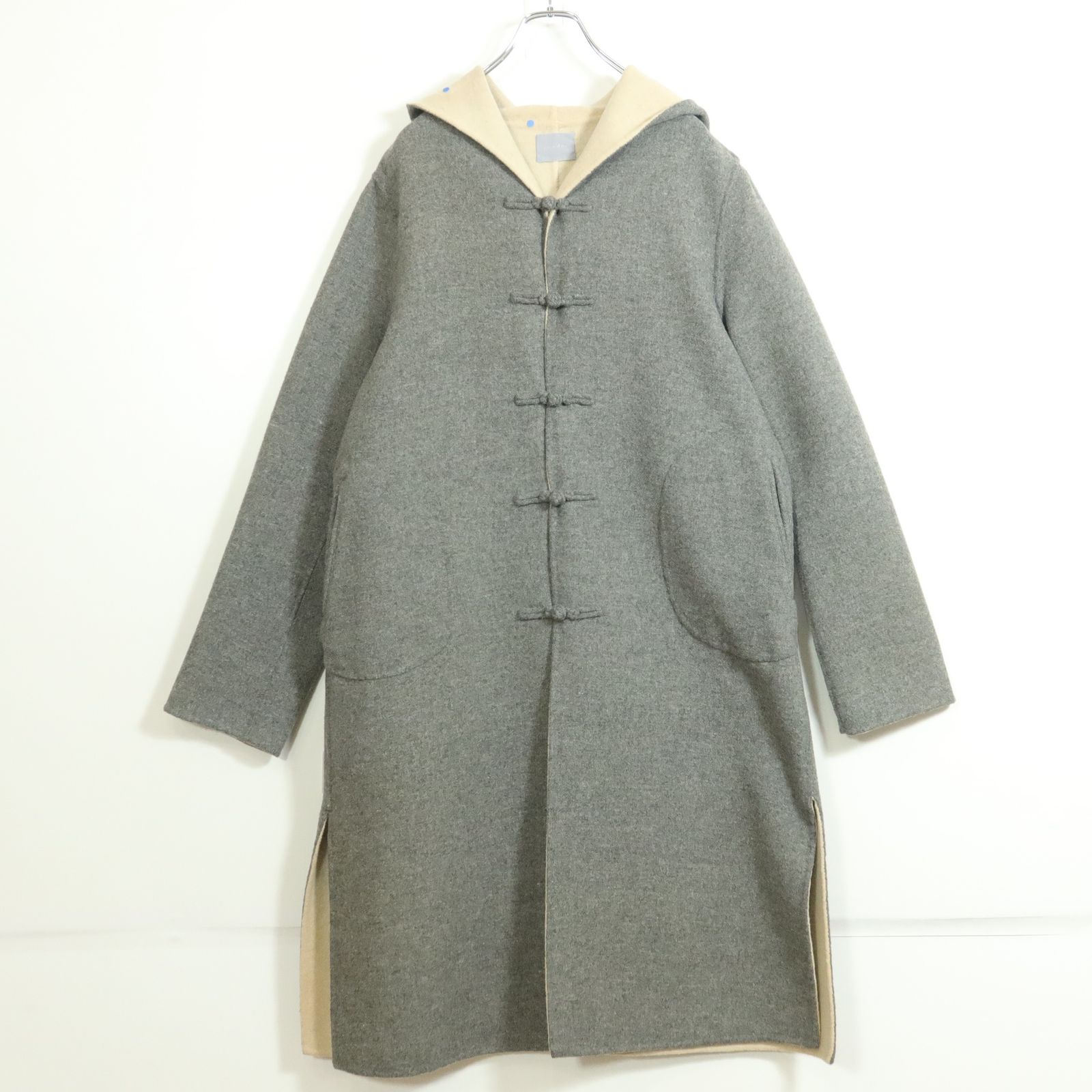 パウダー☆フード付きコート 下迫秀樹 ピンクハウス グレー系 z12149