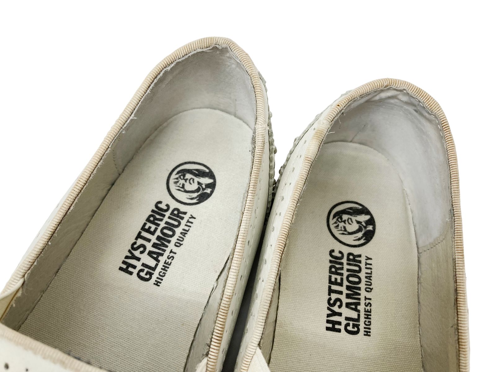 希少 美品✨ヒステリックグラマー ハイカット スタッズ ウイングチップ PLAYTIME CLUBMAN/スタッズウイングチップ|HYSTERIC GLAMOUR