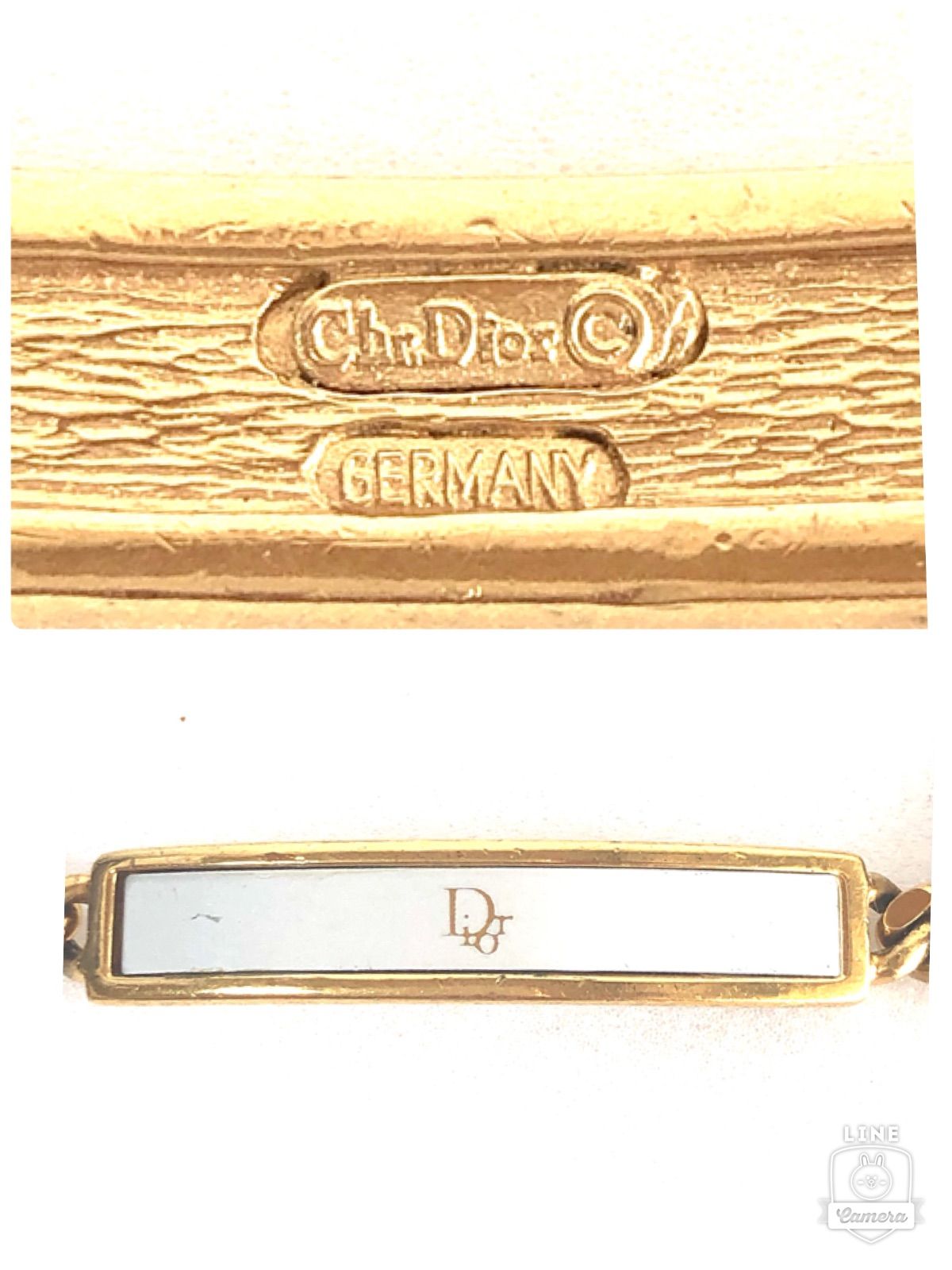 Christian Dior クリスチャンディオール ブレスレット ロゴプレート